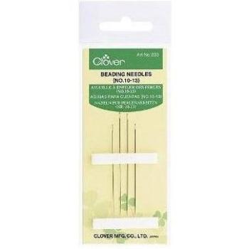Clover Beading Hand Needles-Size 10/13 4/Pkg 233-10-13