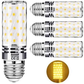 Lampada LED E27 12W 100W Equivalente, Caldo Bianco 3000K, 1200Lm