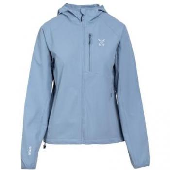 Altus Giacca Sottile Azzurro con Cappuccio Donna M