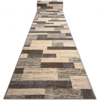 Tapis KARMEL 70 cm en beige et caramel