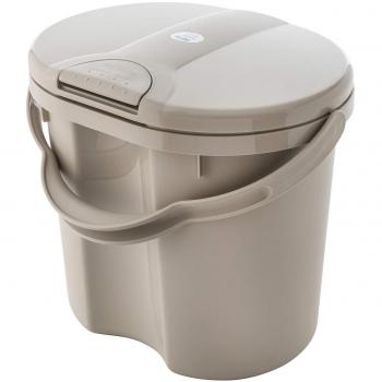 Rotho Babydesign TOP Windeleimer, Tipp-Deckel, 11l, Ab 0 Monate, Sand