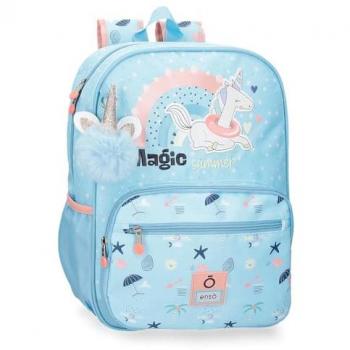 Mochila Escolar Azul Claro Enso Magic Summer