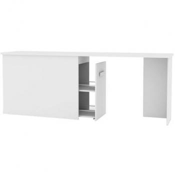 Bureau MueMue en ABS blanc avec meuble à chaussures