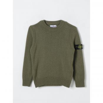 Pull Jeune Stone Island Enfant Vert Sauge 6