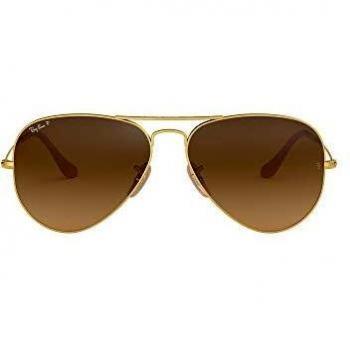 Ray-Ban Aviator RB3025 112/M2 Matte Gold/Polarised Brown