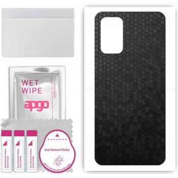 Optus X Max Defense Sticker – Black Honeycomb Foil