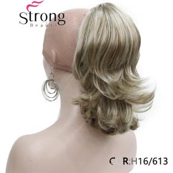 Extension Synthétique Blonde 12 Double Usage – StrongBeauty