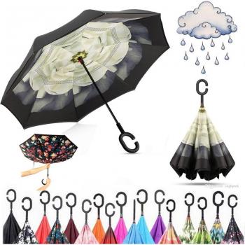 Ombrello Reversibile Fashion Anti Pioggia