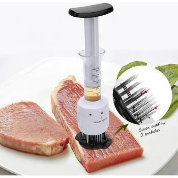Kit attendrisseur & marinateur en acier inoxydable
