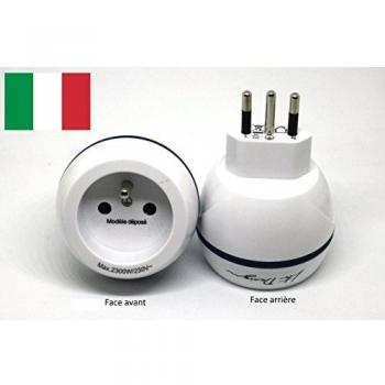 Adaptateur de voyage France vers Italie