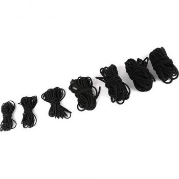 Elastisches Band Schwarz 2m für Handarbeiten
