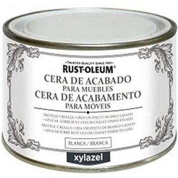 Rust-oleum chalky finish cera para muebles blanca 0,4l 5397503 bruguer 5013296035965 25424 BRUGUER