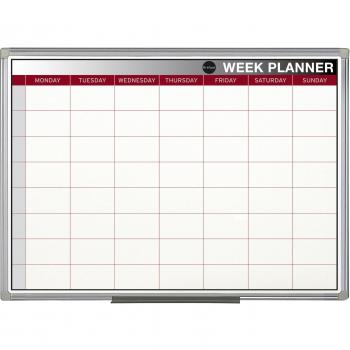 Bi-Office Weekly Planner Whiteboard
