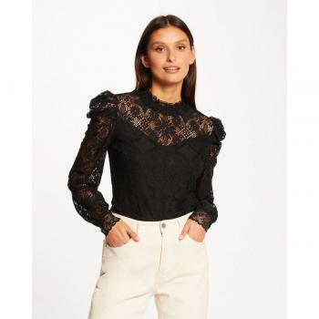 Camiseta de encaje para mujer Morgan