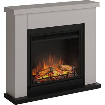 Cheminée Tagu FM461 : cadre habillage beige pastel