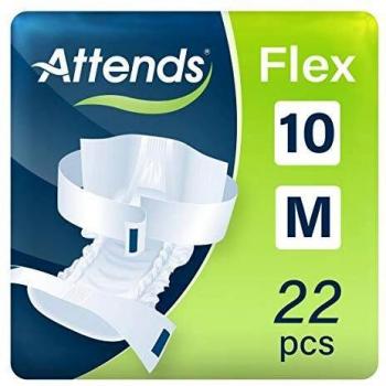 ATTENDS Flex Pack de 22 Protections Droite pour Incontinence Sévère 10 m