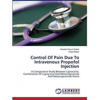 Control Of Pain Due To Intravenous Propofol Injection