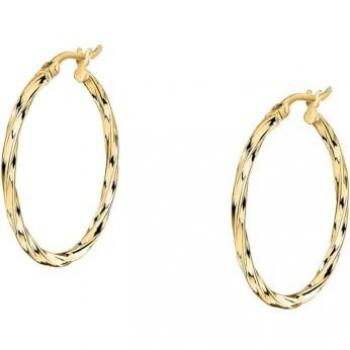 CHRIST Damen Ohrringe Creolen 585er Gold