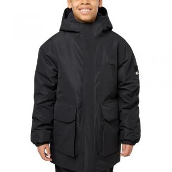 Parka JACK WOLFSKIN TEEN 2L für Kinder Gr. L (164), schwarz (granite black)