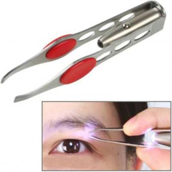 Pinzas para Cejas con Luz LED