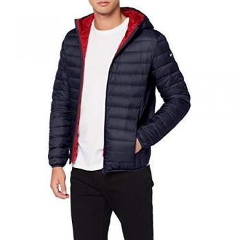 Schott NYC Silverado, Chaqueta Azul para Hombre, Talla X-Large