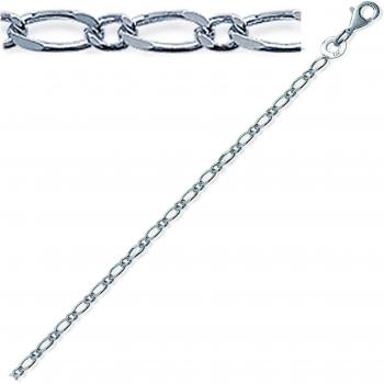 Lily Treasures Catena Argento Figaro 1 25 cm (C4467)