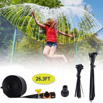 Backyard Trampoline Water Sprinkler