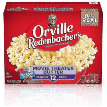 Orville Redenbacher Popcorn Beurre de Cinéma, 12 paquets