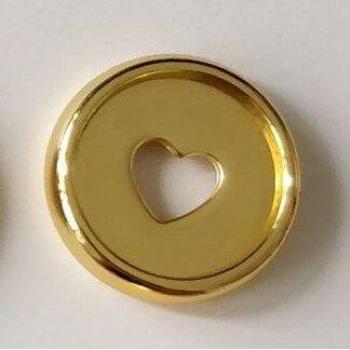 100pcs 23mm Heart Mushroom Notebook Binding Discs
