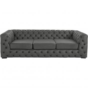 Chesterfield‑Sofa „Kalina“ – Grau, 230 × 67 × 98 cm – Guido Maria Kretschmer