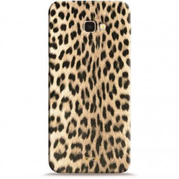 Cover in Pelle per Samsung J4+ con Motivo Leopard by PURO, Nero
