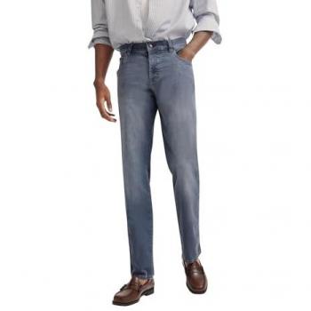 Herren-BUGATTI Jeans 245Grau, 32/32, Stretch‑Technologie