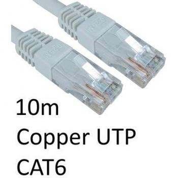 White 10m CAT6 UTP Network Cable with OEM Moulded Boot, RJ45 Male to RJ45 Male Connectors