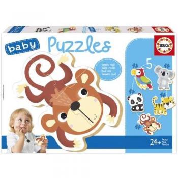 Set de 5 Puzzles Educa Infantil Animales