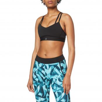 Reebok Hero Bandagen-Topsatz mit Riemen – Frauenschwarz