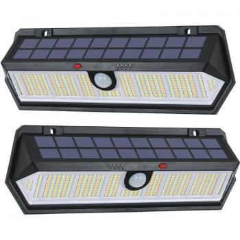 COMELY Outdoor-Solarlicht mit 315 LEDs und Bewegungsmelder