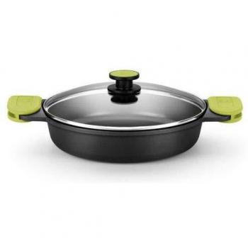 Cazuela Baja Aluminio Fundido Foodie 24 cm Inducción Bra