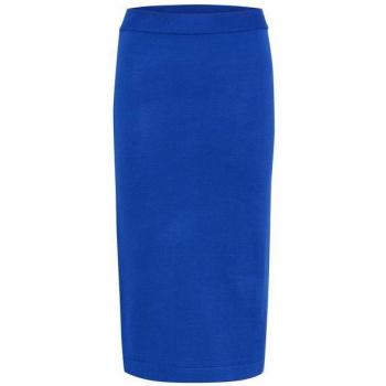 Sea Breeze Blue Knit Skirt