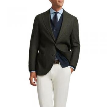 Americana Slim Fit Pata de Gallo para Hombre