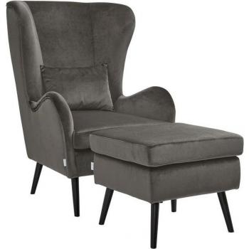 Großer Sessel Salla mit Hocker