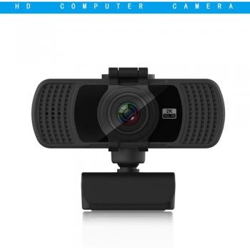 2K USB Webcam with Microphone for Video Calls
