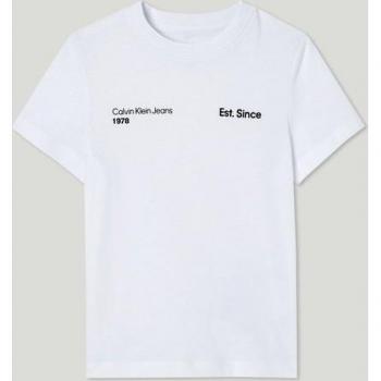Camiseta CK Nino Logo Cuello Redondo