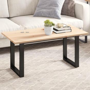 VidaXL 100x50x1.7 cm Rectangular Table Top Solid Wood Pine