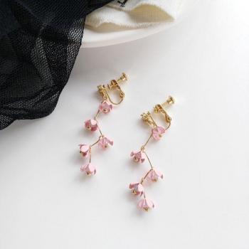 Brillo Noche Sakura Pendientes