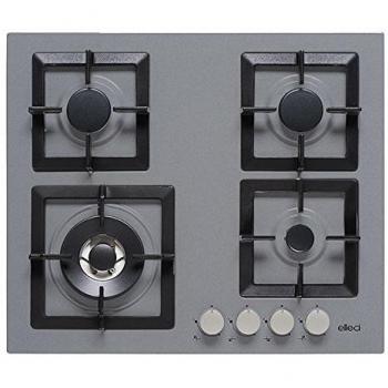Plaque de cuisson à gaz Elleci 60 TCL Titanium, 4 brûleurs intégrés