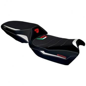Sella Bicicletta Ducati V4 21-22, Galmi Comfort 3WH, Colore Bianco