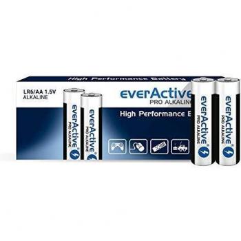 Piles AA alcalines EverActive Pro
