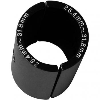 Réducteur Shimano Stem – Adaptateur 25,4 → 31,8 mm (Barre aléa noire)