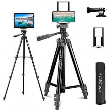 Gopro Adapter & Mobile Tripod Combo – 50 Aluminum Frame