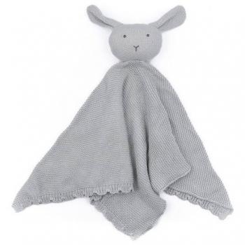 Doudou Bamboom Coniglio Blu in Maglia
